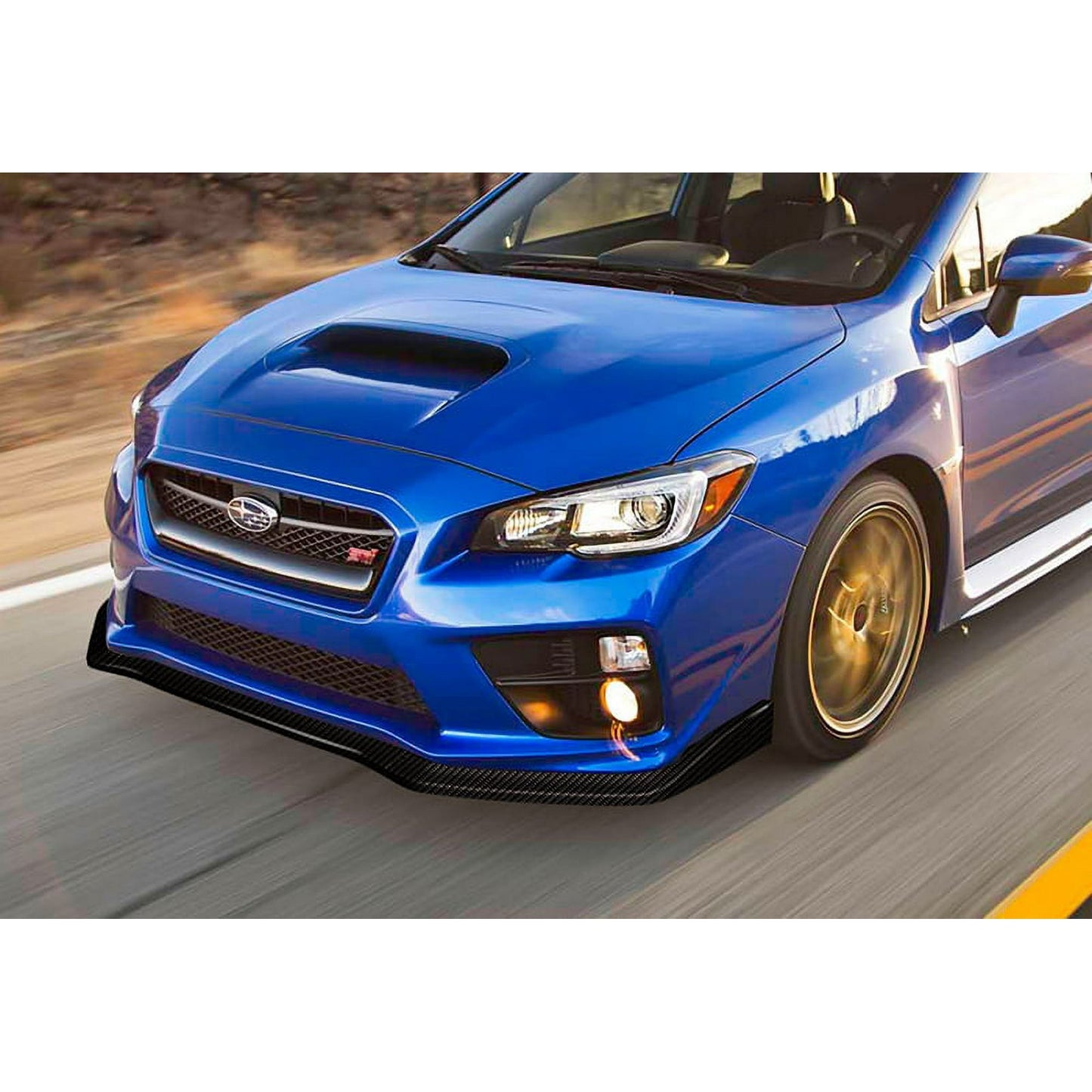 Subaru WRX Sti Front Lip 2015-2019 - Carbon Fiber