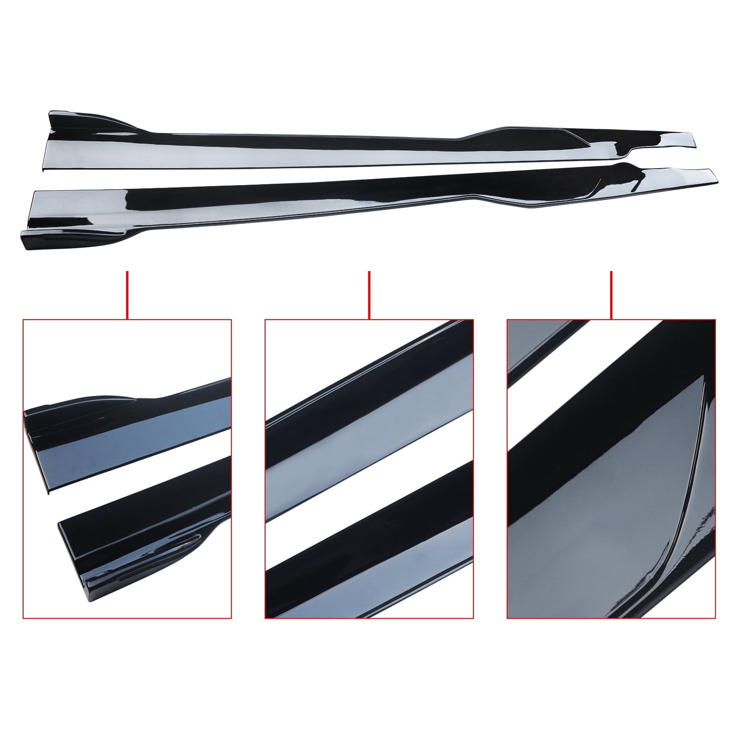 Dodge Charger SRT Side Skirts 2015-2021 - Glossy Black