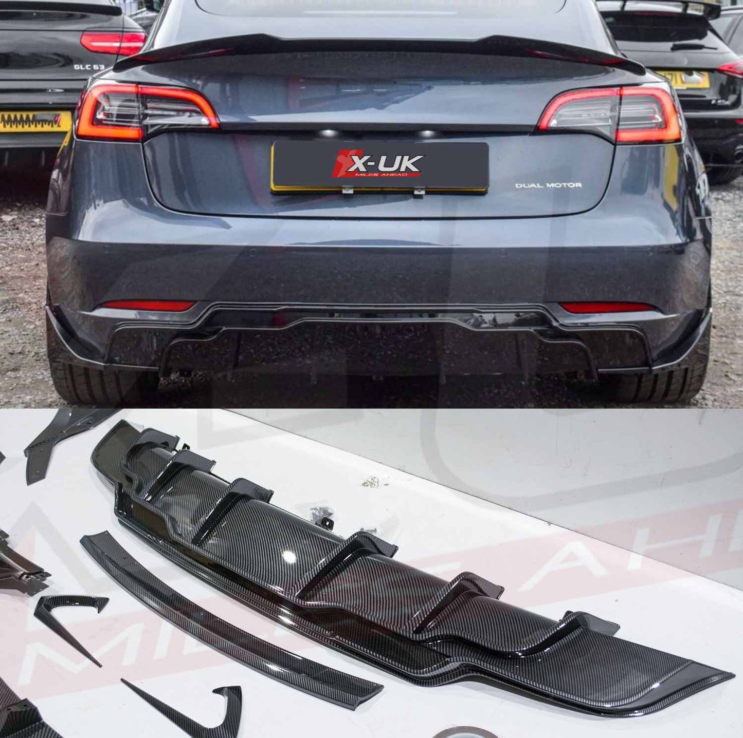 Tesla Model 3 Body Kit 2019-2021 - Carbon Fiber