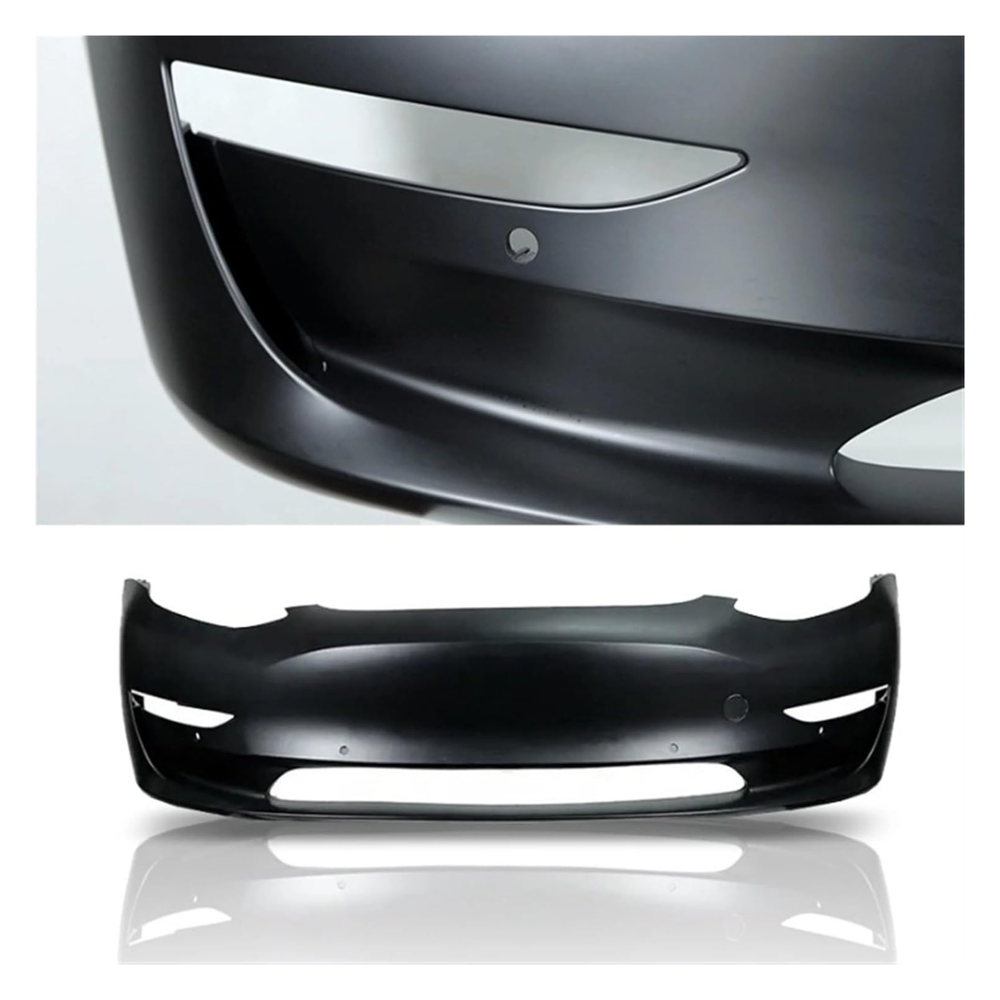 Tesla Model Y Front Bumper With Sensor Holes