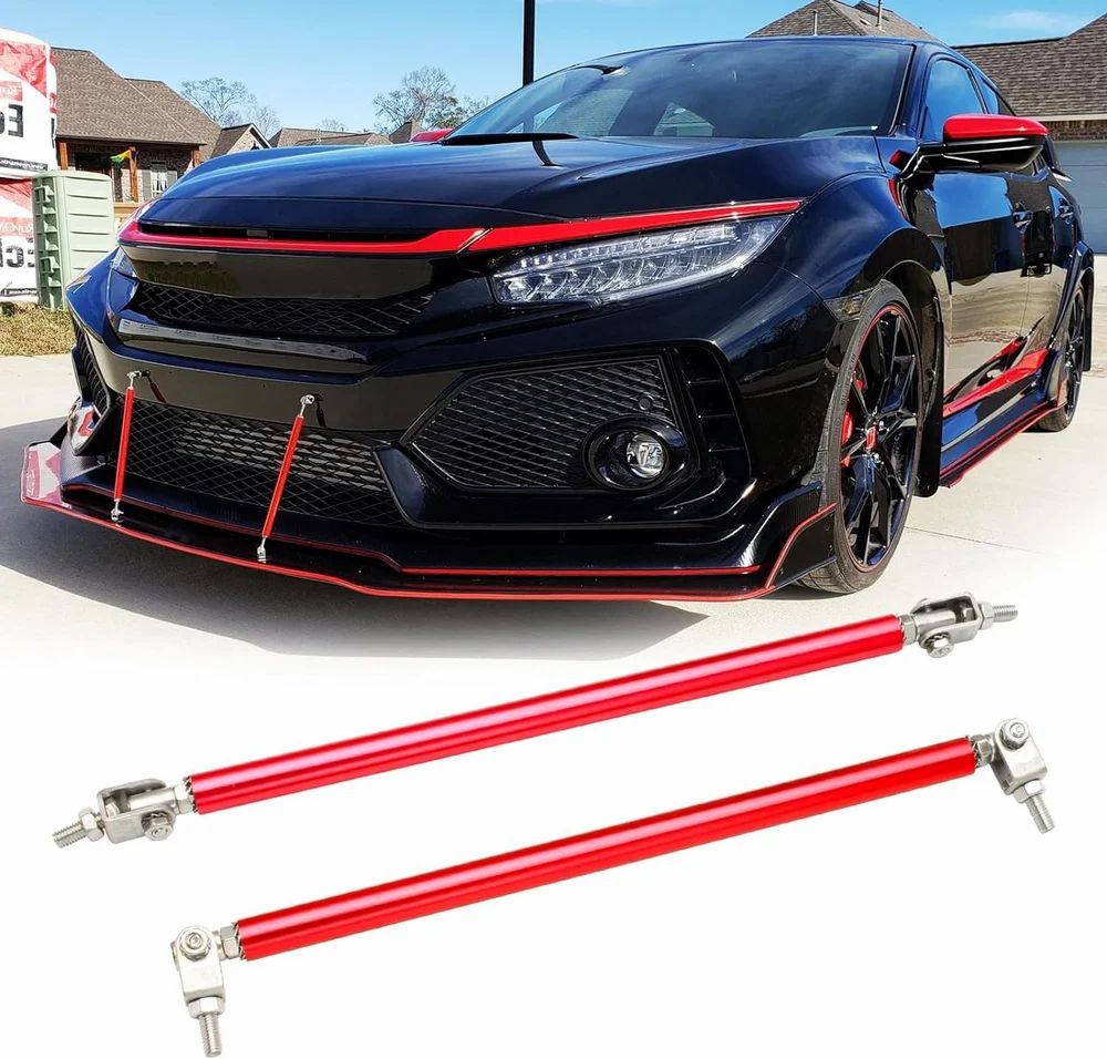 Universal Front Bar Bracket - Red, 15cm