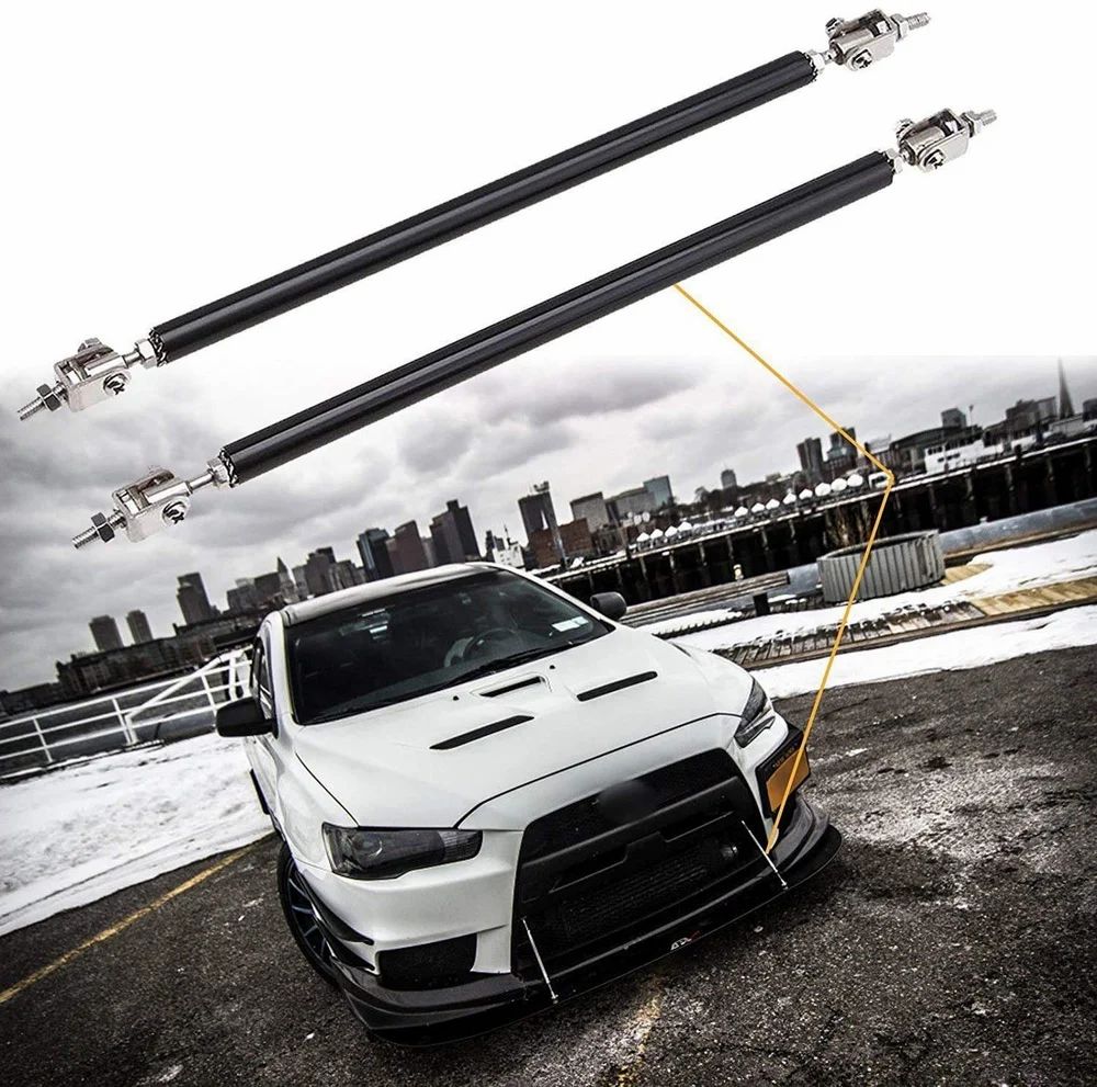 Universal Front Bar Bracket - Black, 15cm