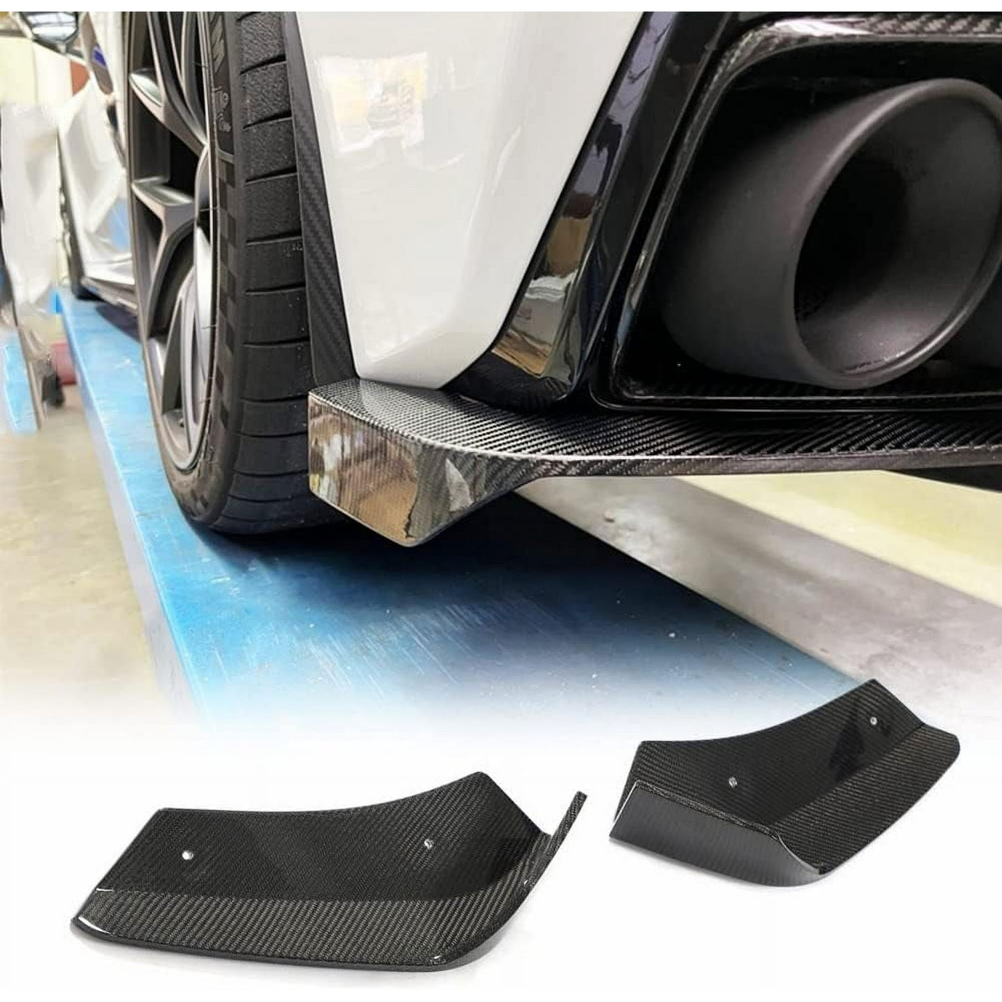 Chevrolet Corvette C8 Rear Lip - Glossy Black