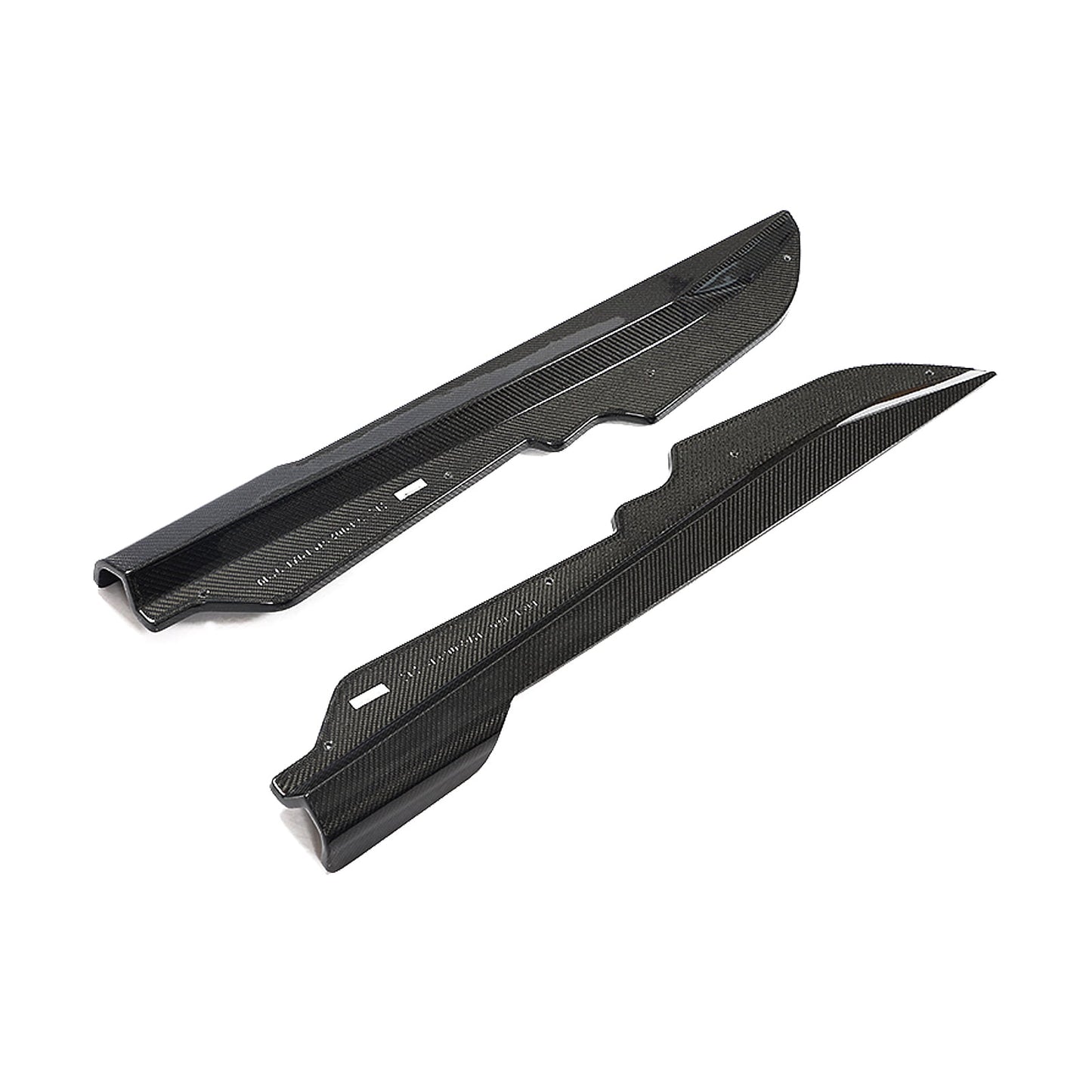 Chevrolet Corvette C8 Side Skirt - Glossy Black