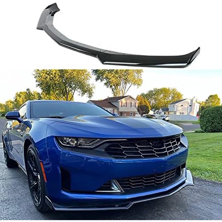 Chevrolet Camaro Front Lip 2016-2021 - Glossy Black