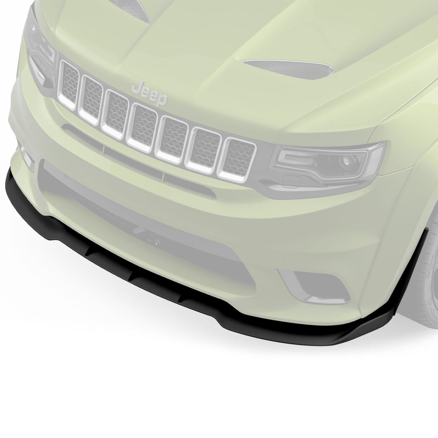 Jeep Grand Cherokee Front Lip 2015-2019 - Glossy Black