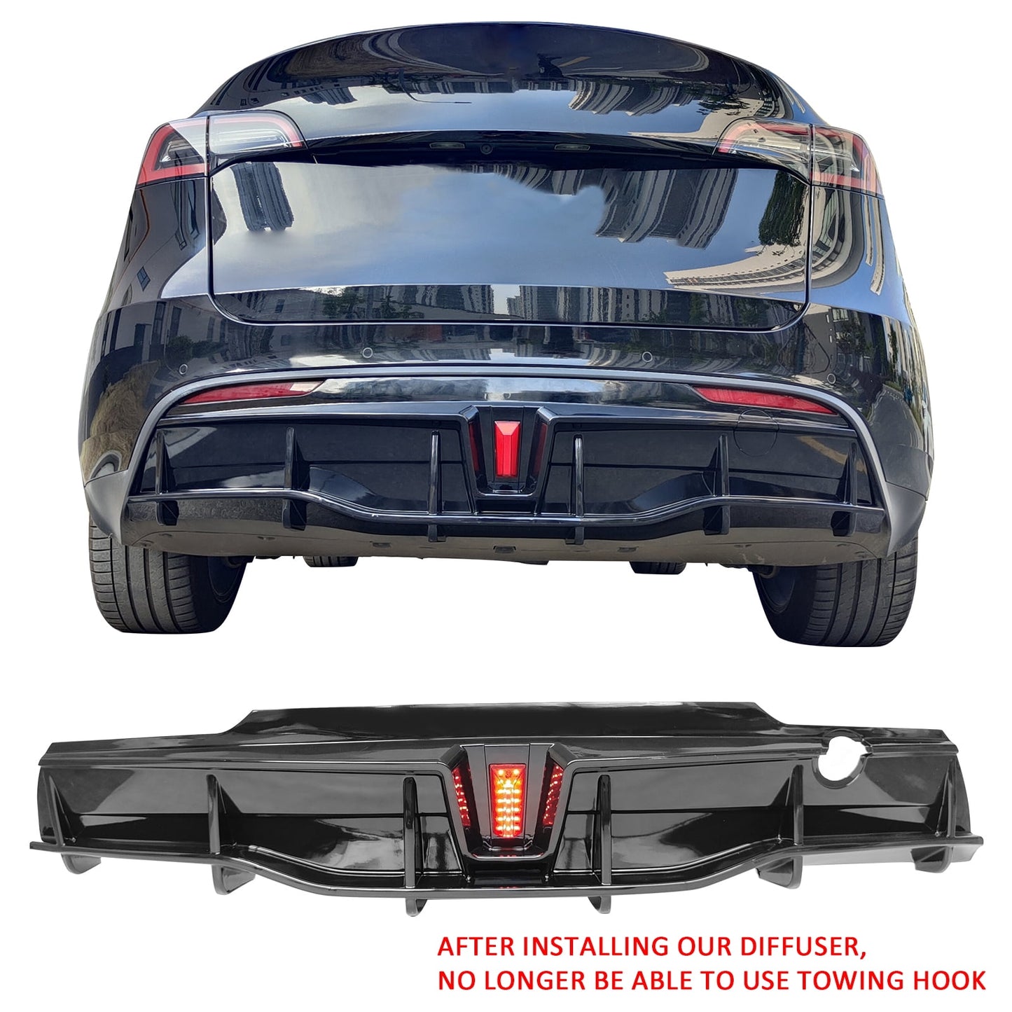 Tesla Model Y Diffuser - Glossy Black