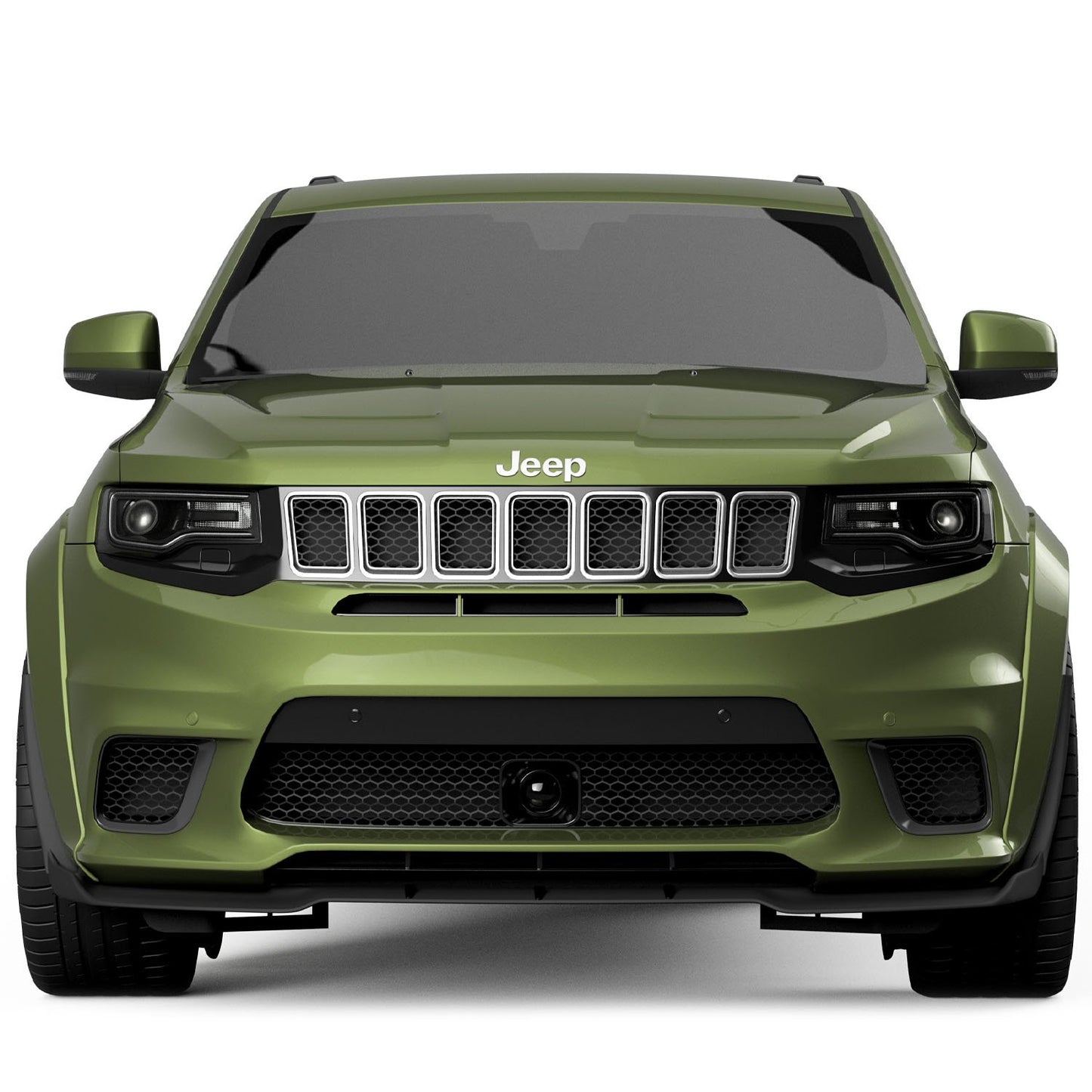 Jeep Grand Cherokee Front Lip 2015-2019 - Glossy Black