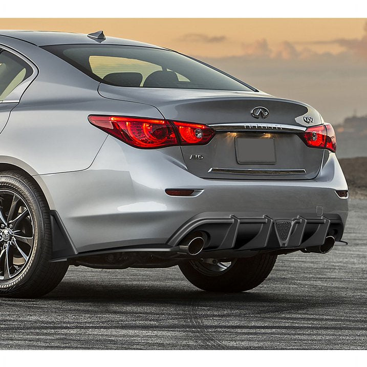 Infiniti Q50 Rear Lip with Lamp 2014-2017