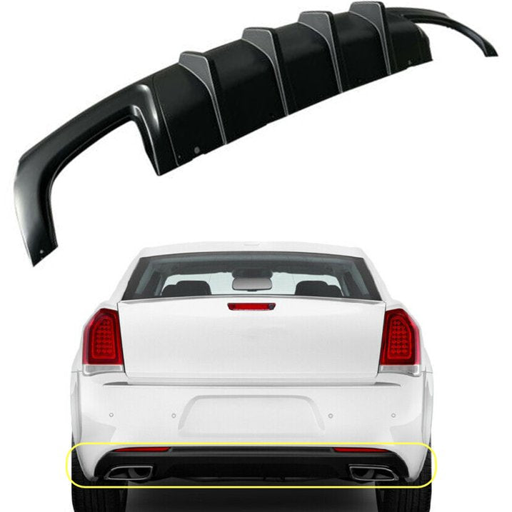 Chrysler 300C SRT Rear Diffuser 2015-2021 - Glossy Black