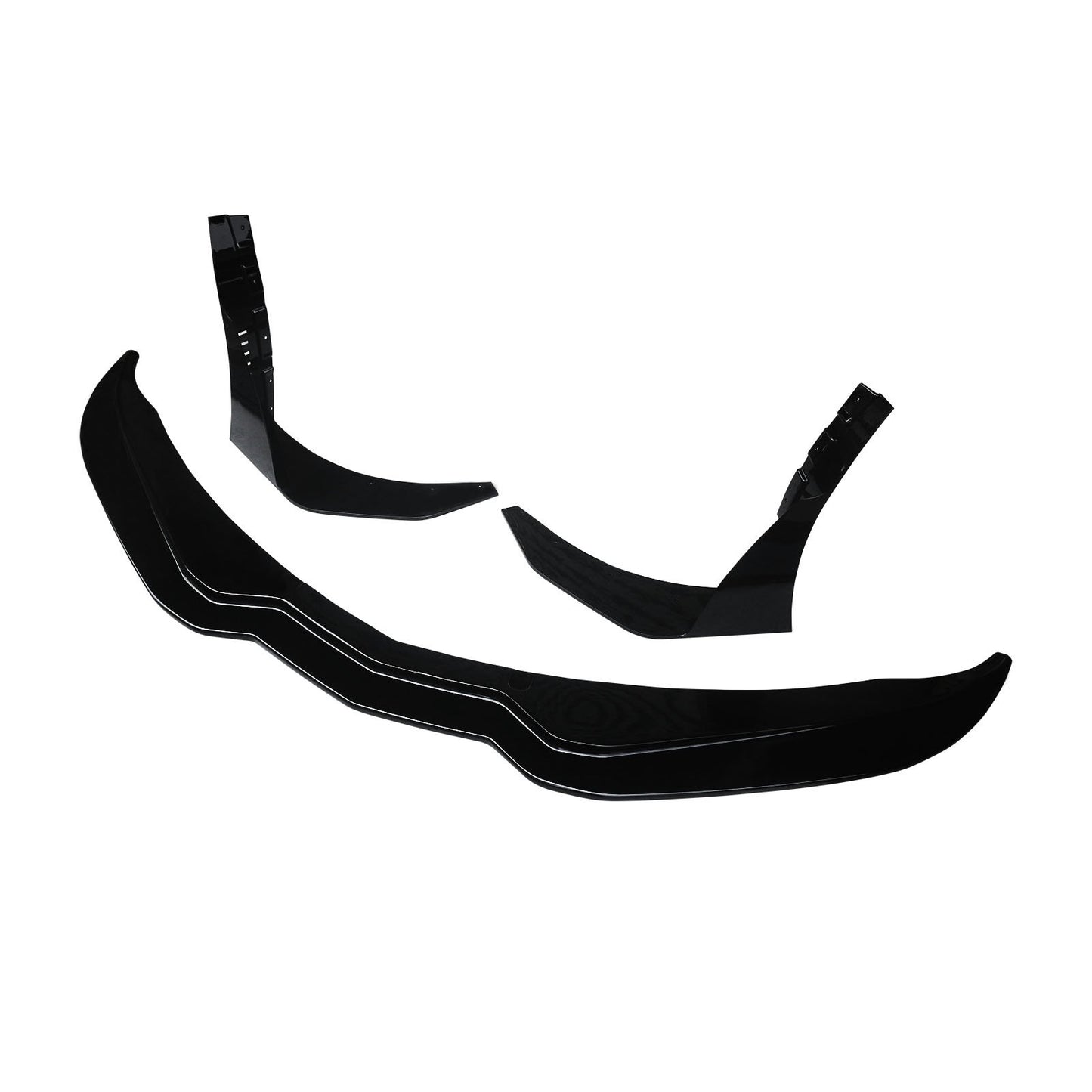 Chevrolet Corvette C7 Front Lip 2020+ - Glossy Black