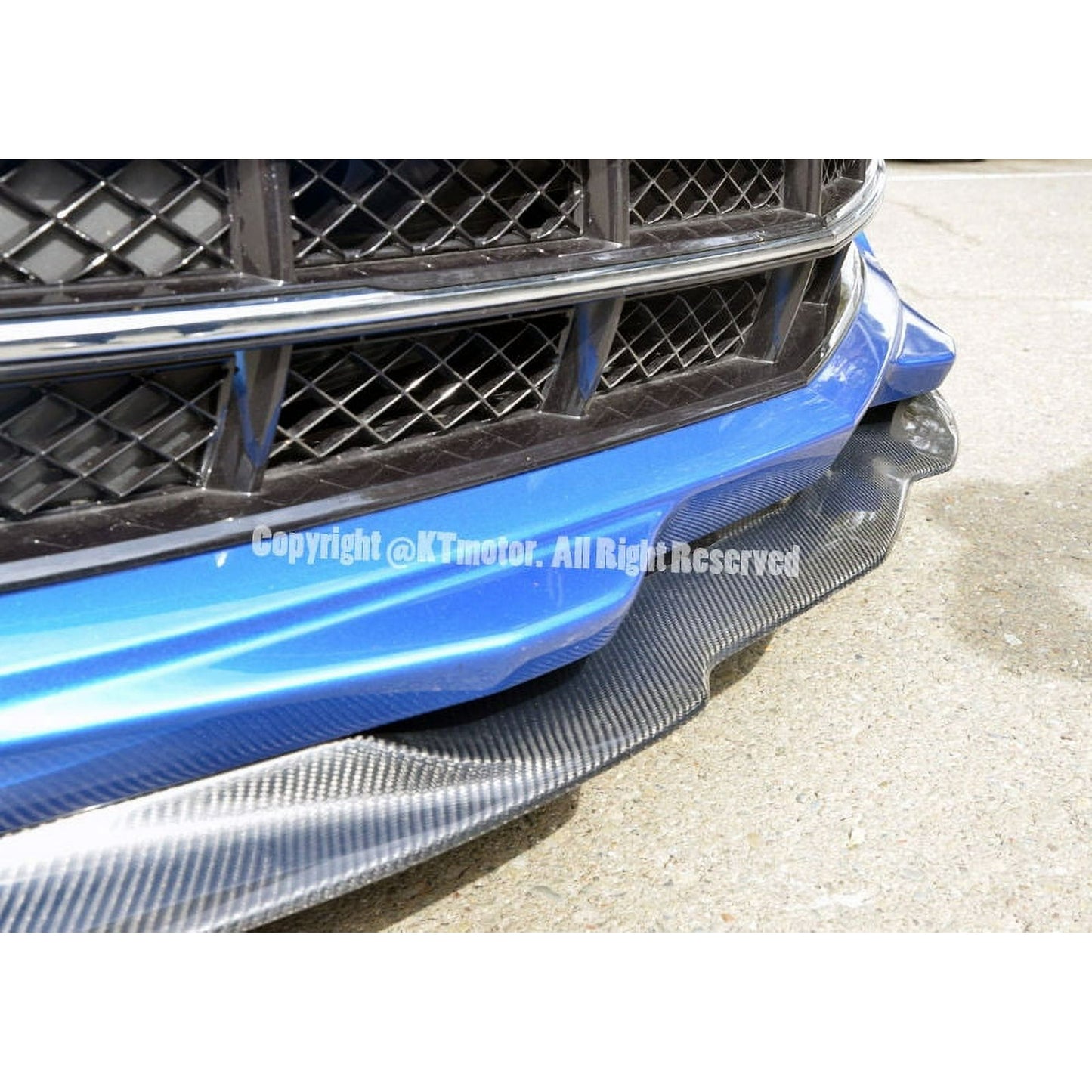 Chevrolet Corvette C7 Front Lip 2014-2019 - Glossy Black