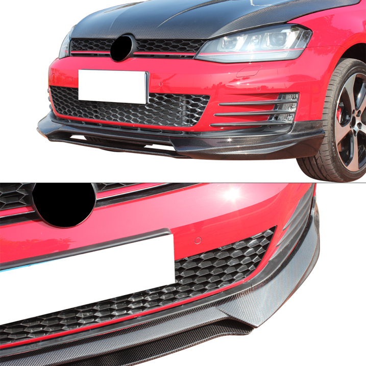 Volkswagen Golf 7 Front Lip - Bright Black