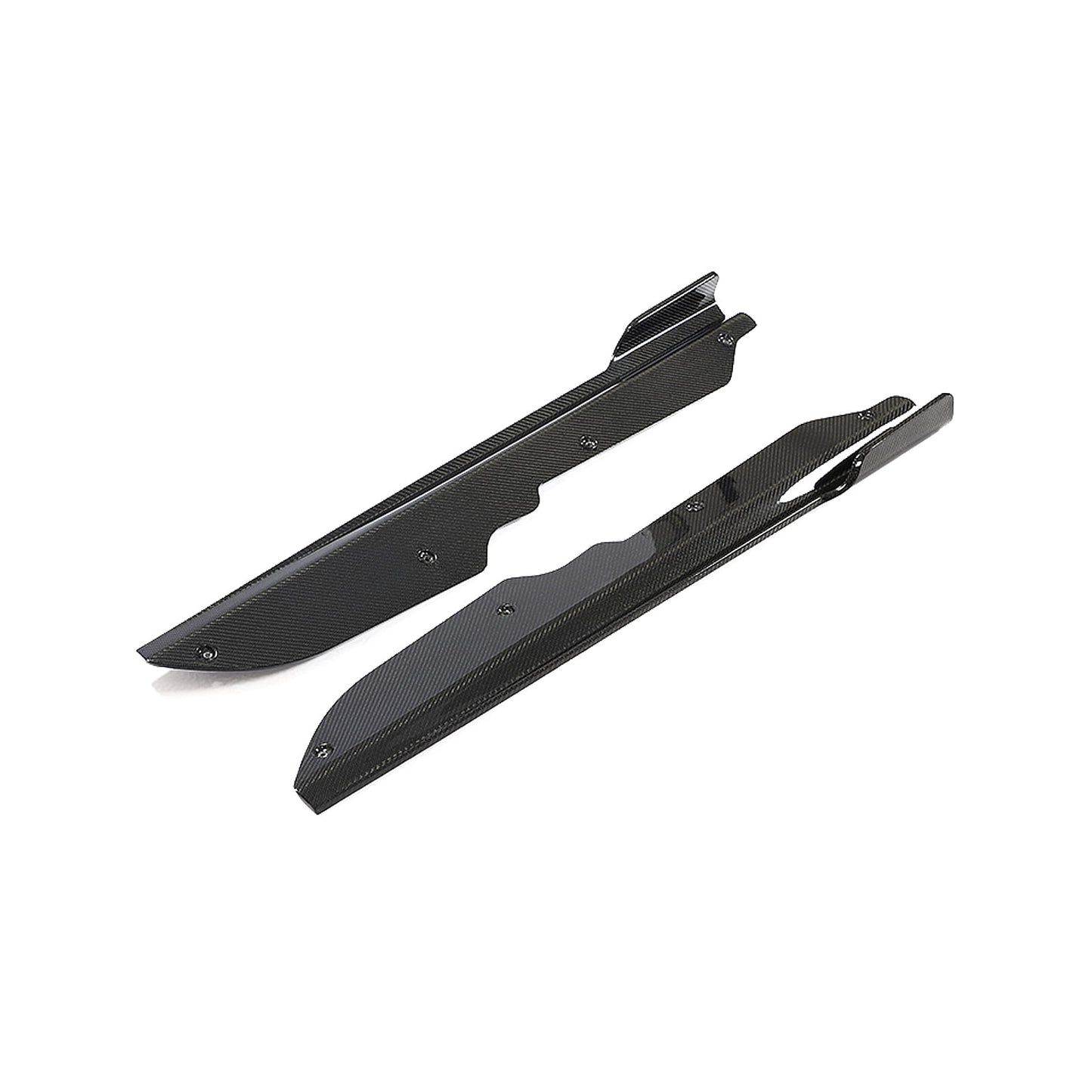 Chevrolet Corvette C8 Side Skirt - Glossy Black