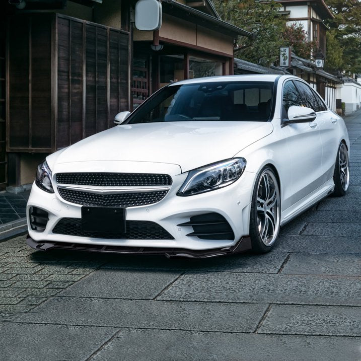 Mercedes Benz W205 Brabus Front Lip 2019+ Glossy Black