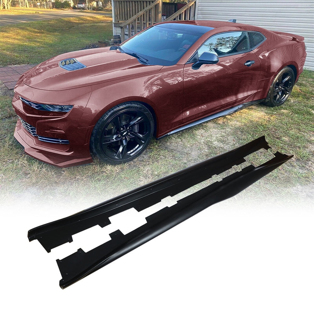 Chevrolet Camaro Side Skirts 2015-2022 - Glossy Black