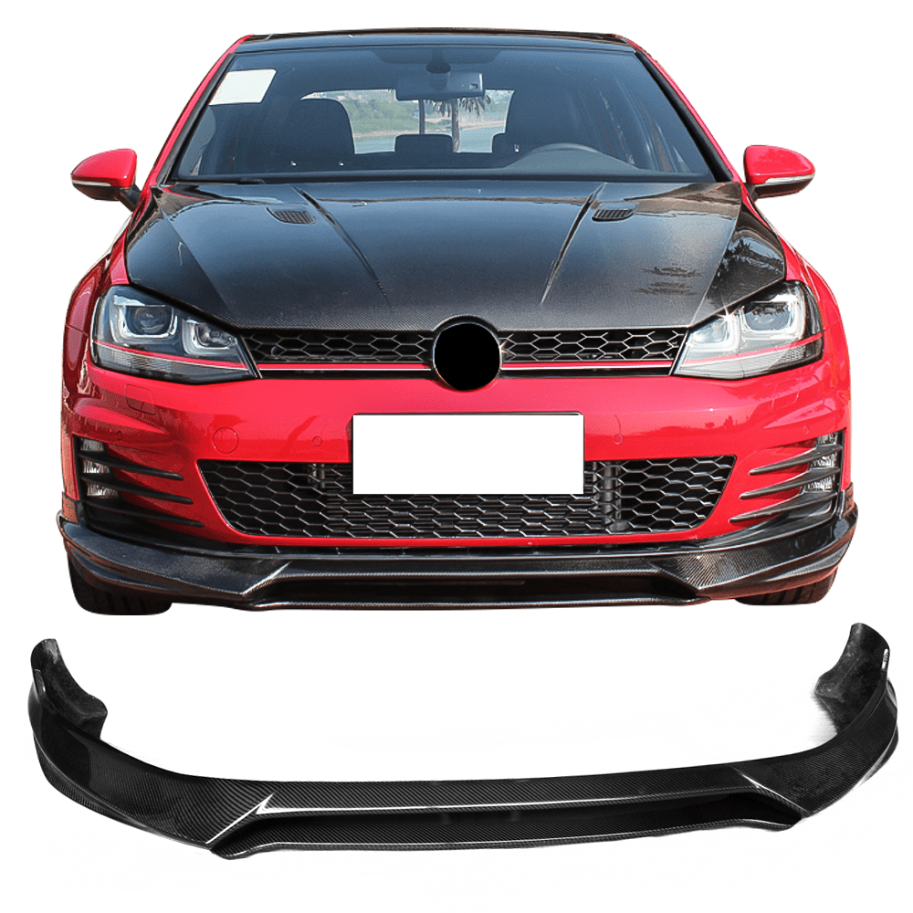 Volkswagen Golf 7 Front Lip - Bright Black