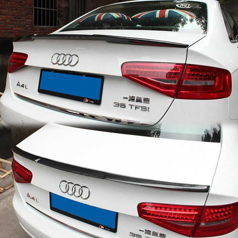 Audi A4 M4 Style Car Spoiler 2013-2016 - Glossy Black