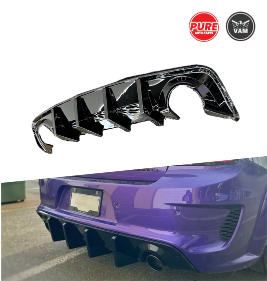 Dodge Charger SRT Rear Diffuser 2015-2021 - Glossy Black