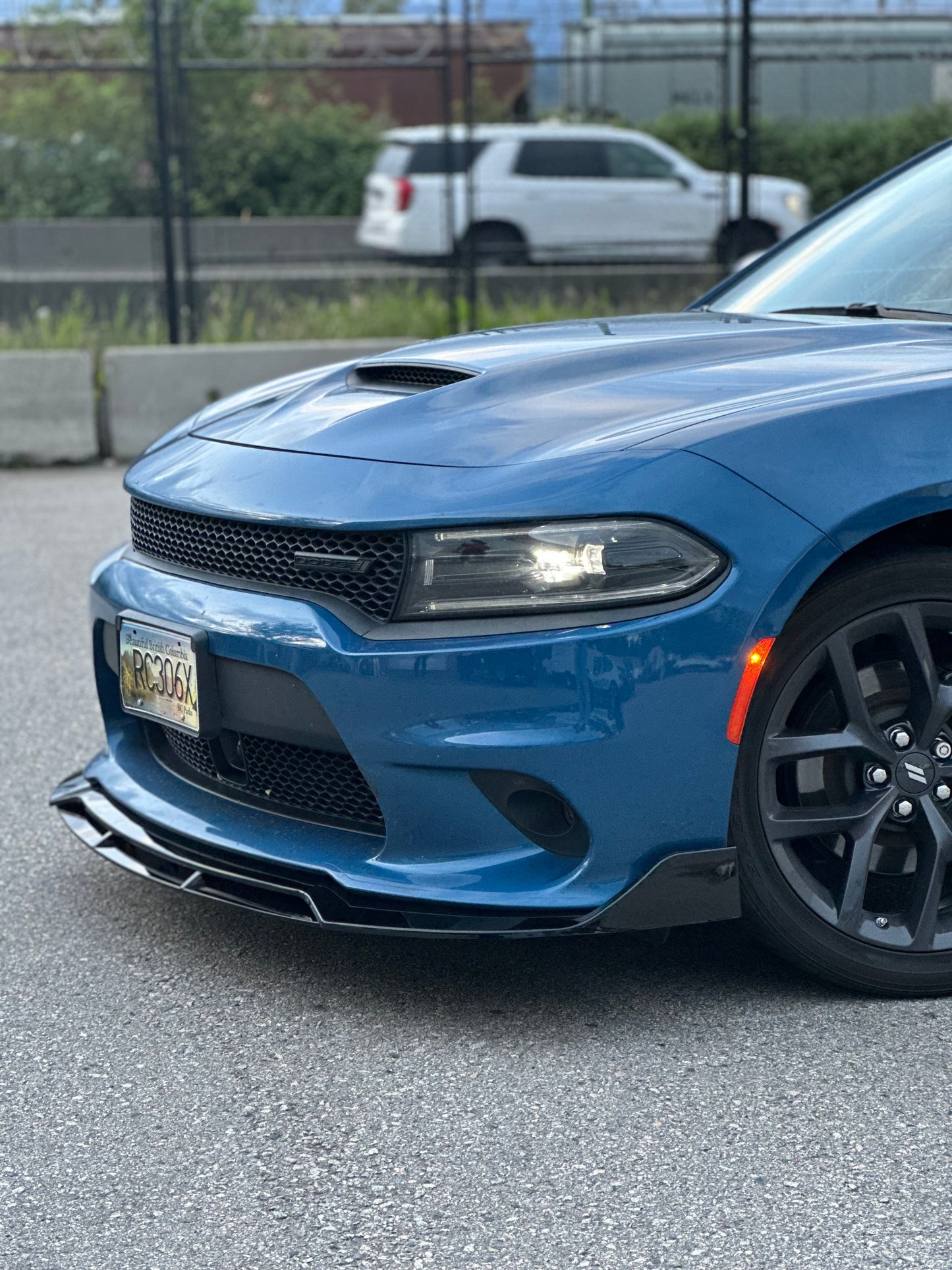 Dodge Charger SRT&GT Front Lip 2015-2023 - Glossy Black